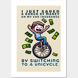 Rich Unicyclist Posters and Art